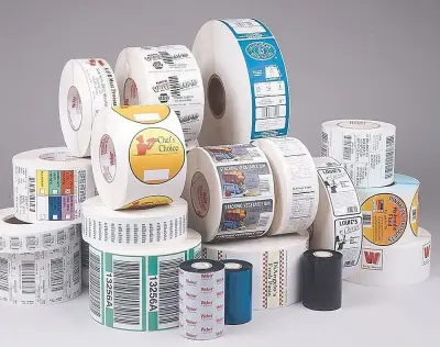 Impressão de etiquetas adesivas